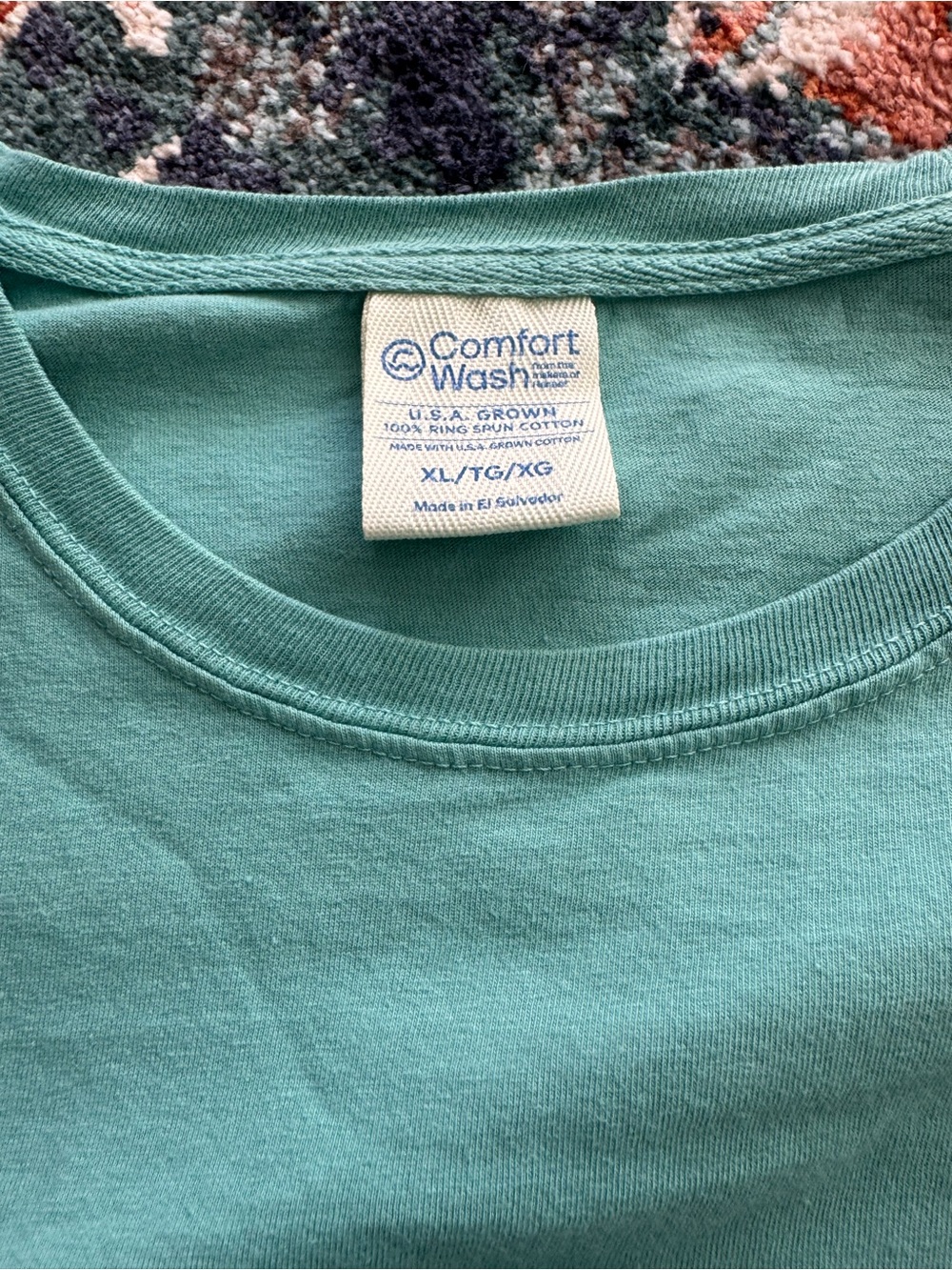 Comfort Colors Sunset Beach Teal Short Sleeve Crewneck - Picture 2 of 2